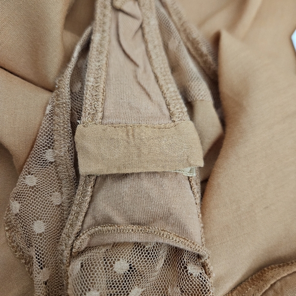 Intimately Free People Call Me Later Bodysuit Flutter Sleeve One Piece Small - Picture 9 of 13